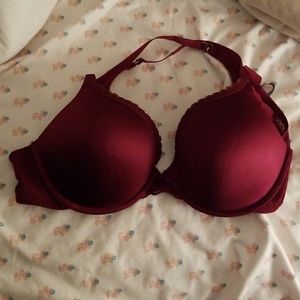 Aerie maroon crossback bra 38C